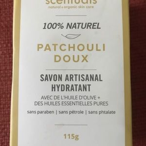 Soft PATCHOULI Bar Of Soap. 100% Natural W/Olive Oil And Pure Essentials Oils.